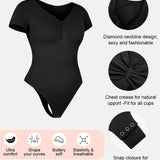 V Neck Tummy Control Seamless Shapewear