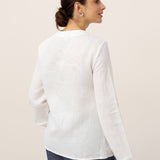 100% Linen Tie Cardigan Top DAKOTA