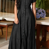 Eliza - Long Denim Dress