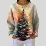 Eloise - Watercolour Christmas Tree Sweater