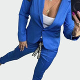 Ella - Women's Loose Pants Set with Blazer