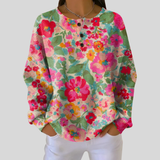 Margot - Colourful Flower Sweater