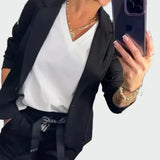 Ella - Women's Loose Pants Set with Blazer