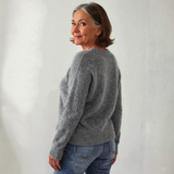 Isolde - Grey Vintage Sweater with Sheep
