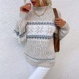 Josephine - Vintage Sweater with Snowflake Band, Four Colours