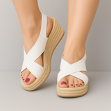 Elaine - Elegant Espadrille-Sandals