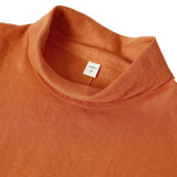 100% Linen Dropped Collar Long-Sleeve Top TRISTAN