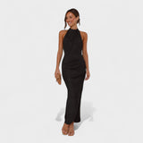 Camila - Long Dress with Pleats