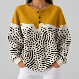 Opal - Mustard Yellow Polka Dot Sweater