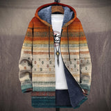 Nina - Multicoloured Southwestern Stripe Print Jacket