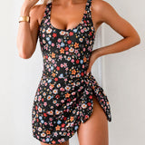 Maclair & Co. - One Piece Swimdress Swimsuits for Women Tummy Control Swim Dresses Skirt Bathing Suit