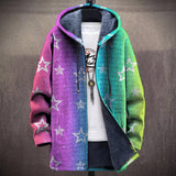 Frances - Rainbow Gradient Star Print Jacket