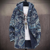 Eloise - Navy Paisley Floral Print Jacket