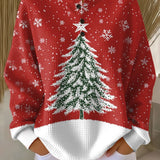 Sadie - Red Christmas Tree Sweater